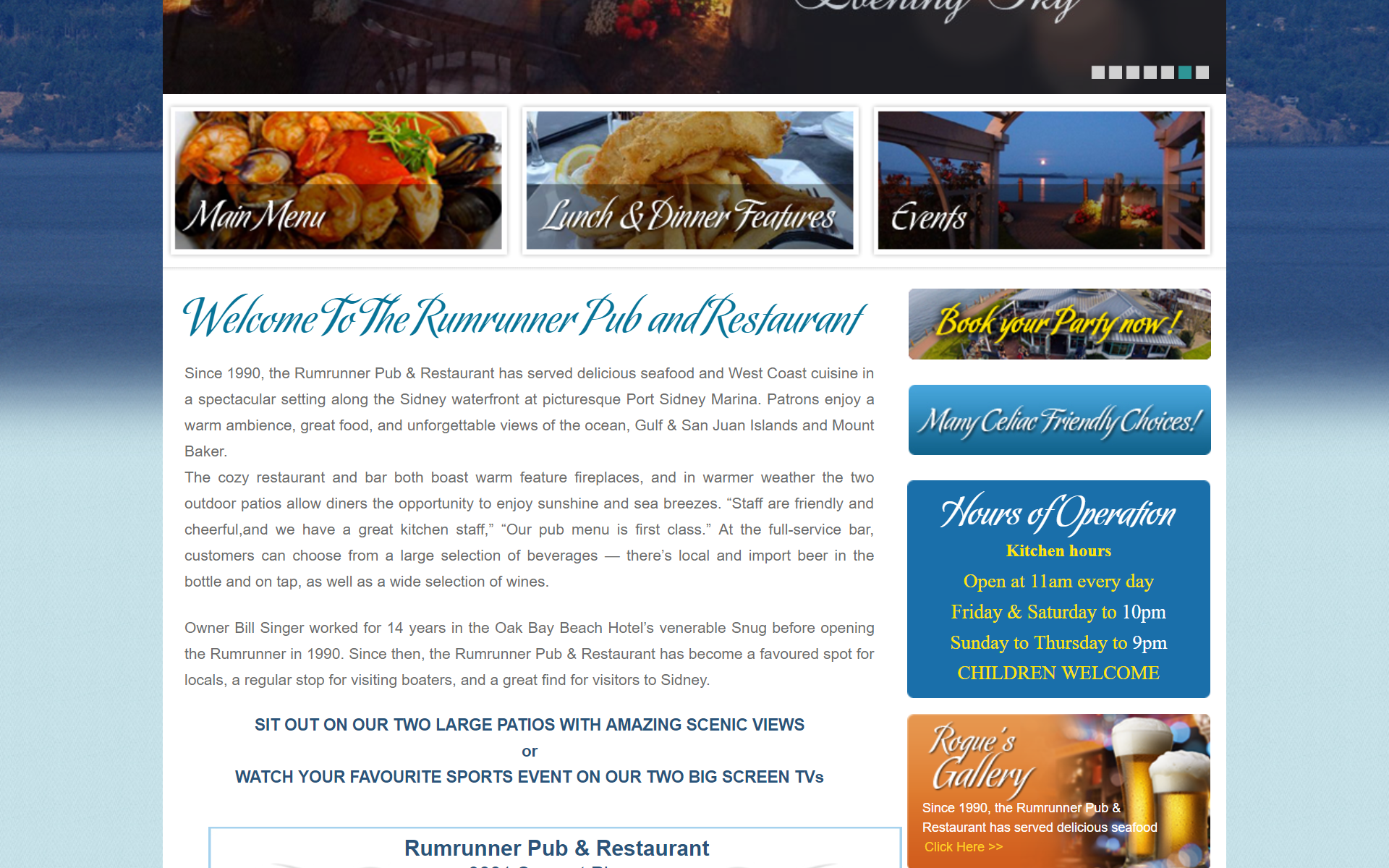 wordpress pub restaurant theme